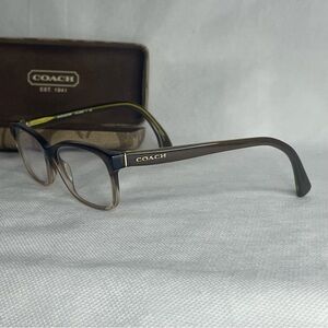 Coach  Square Olive Brown Gradient Glasses Frame ONLY HC6089  5400 51-16-135
